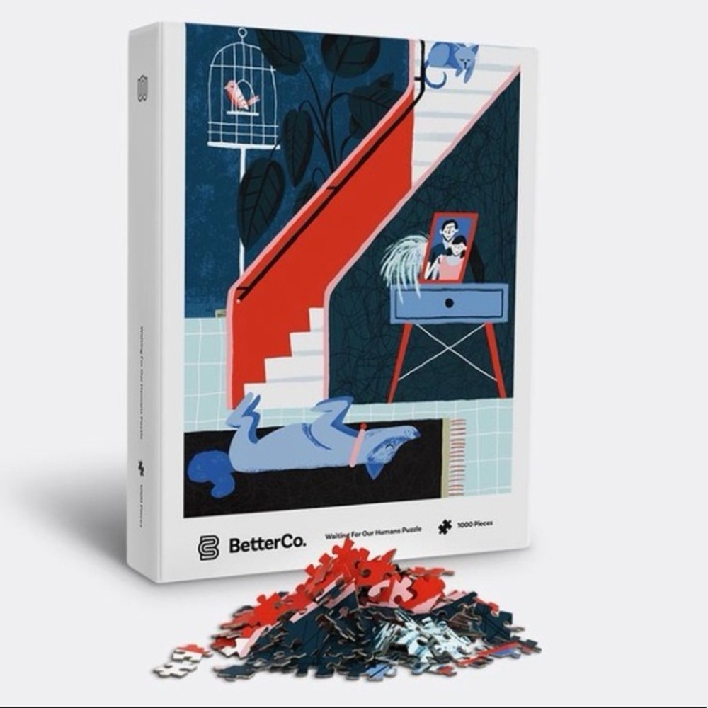 NIB BetterCo “Waiting for Our Humans” 1000-Piece Jigsaw Puzzle
